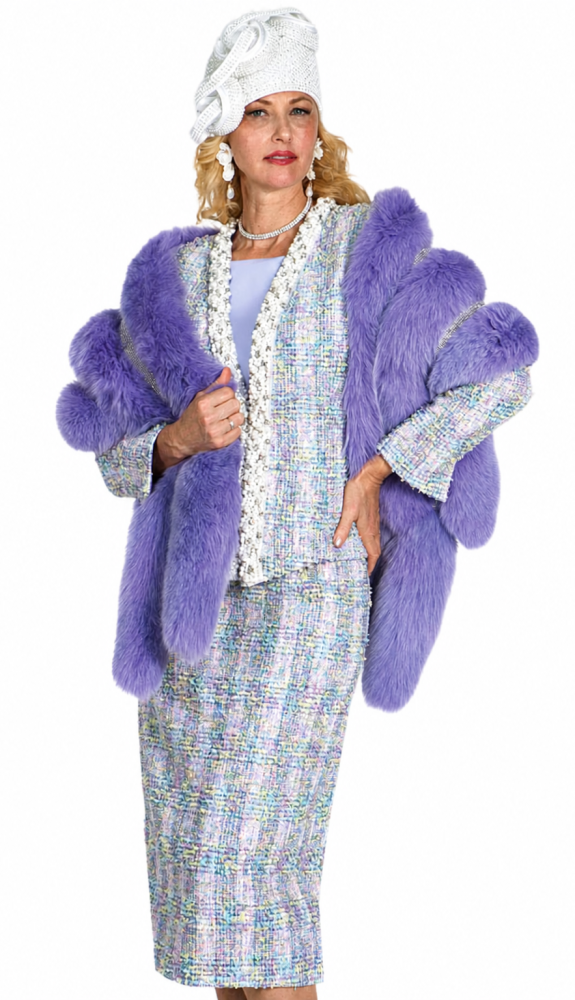 Lily And Taylor 5216-LAV Church Suit