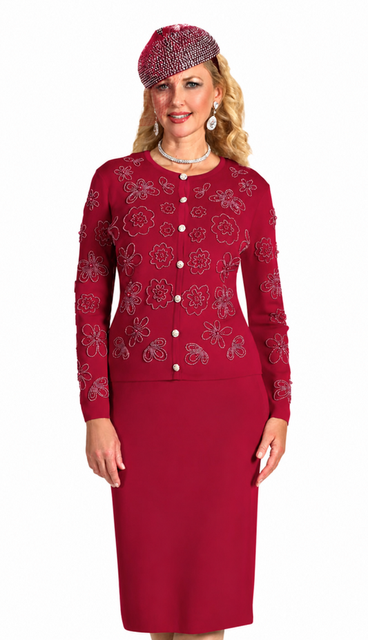Lily And Taylor 992-BUR Church Suit