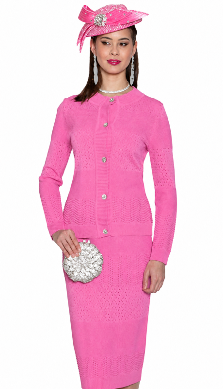 Lily And Taylor 899-PNK Church Suit
