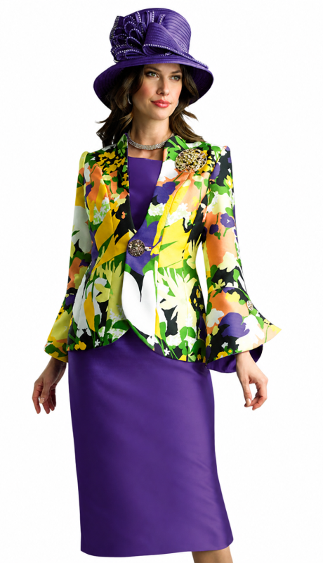 Lily And Taylor 4822-IH Ladies Church Suit