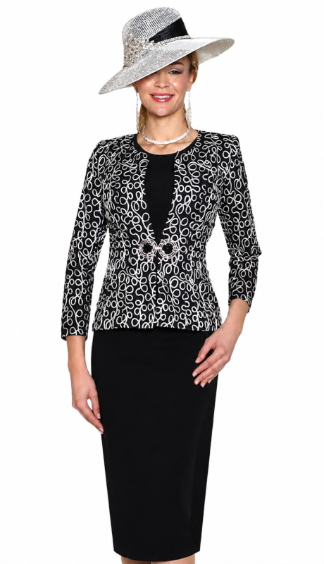 Lily And Taylor 5177-BWW Church Suit