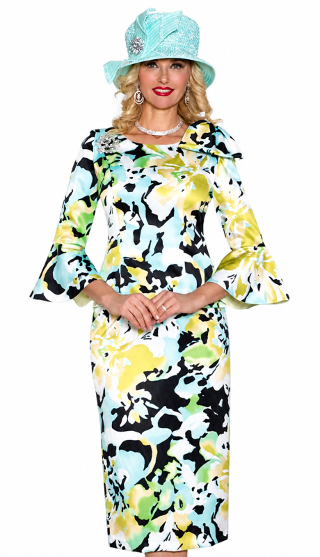 Lily And Taylor 4010-GRN Church Suit