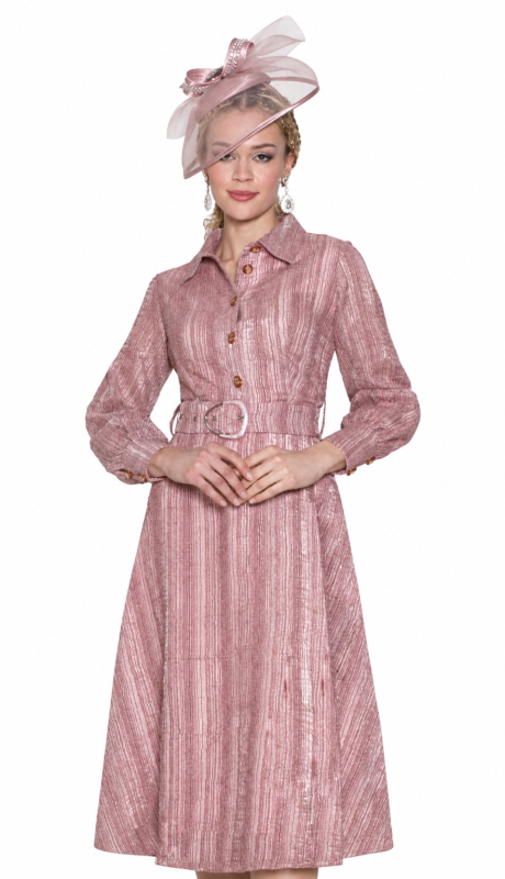 Lily and Taylor 5108-MAU-QS  Church Dress