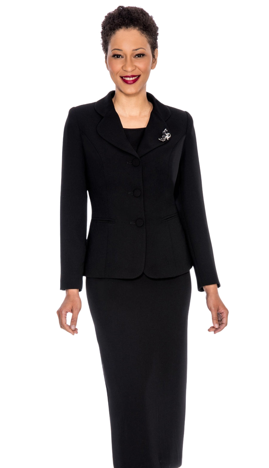 Giovanna 0824-BLK Church Suit