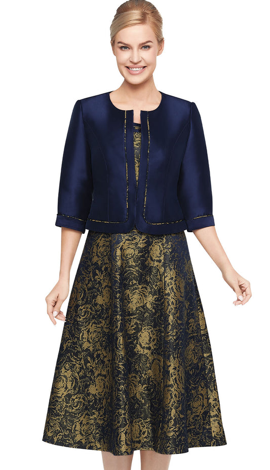 Nina Nischelle 3606-NVY-IH Church Dress