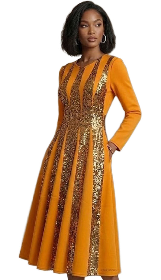 Stellar Looks SL601131-MUL Church Dress