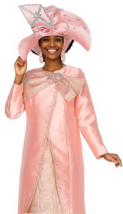 Champagne Italy 6206-PNK-IH Church Dress