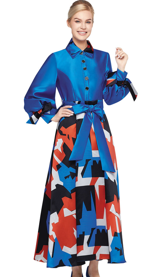 Nina Nischelle 3601-RYL-IH Church Dress