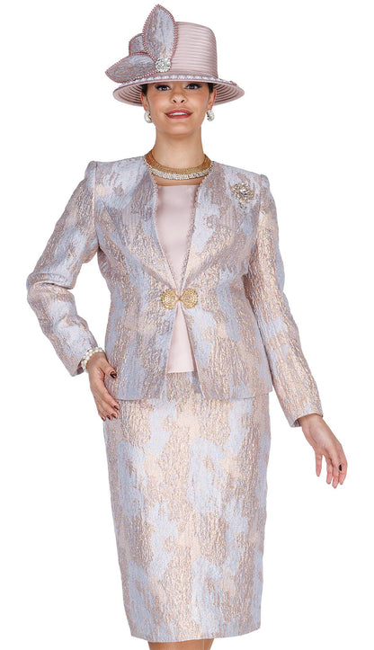Champagne Italy 6403-H Church Hat