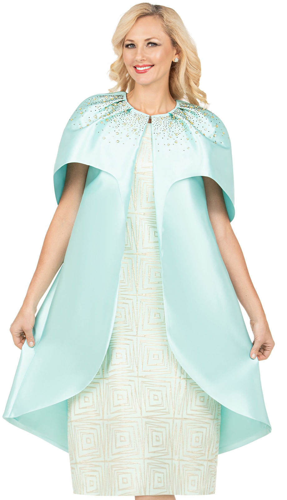 Giovanna D2453-BLU Church Dress