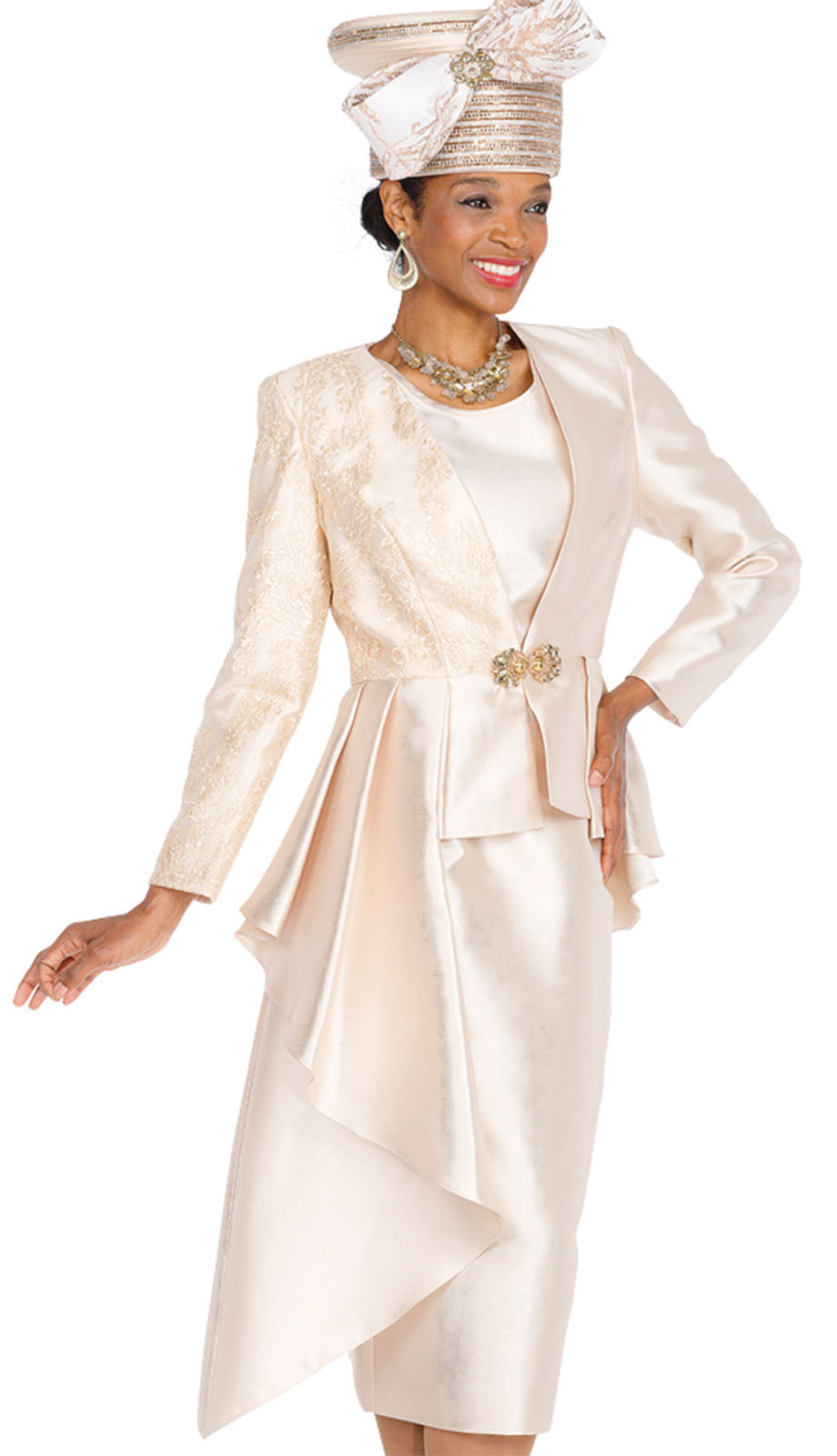 Elite Champagne 5930 Church Suit