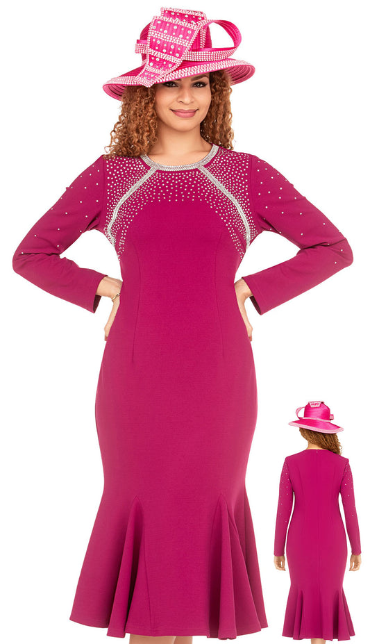 Giovanna DP2423-DKV-H Church Hat