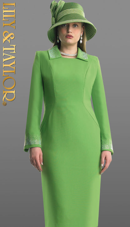 Lily and Taylor 4879-GRN Church Hat