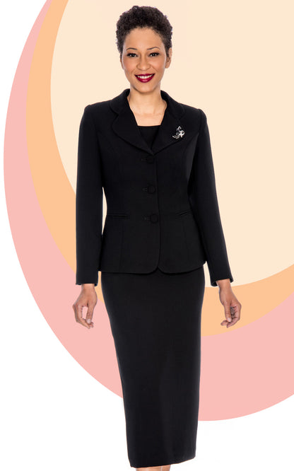 Giovanna 0824-BLK Church Suit