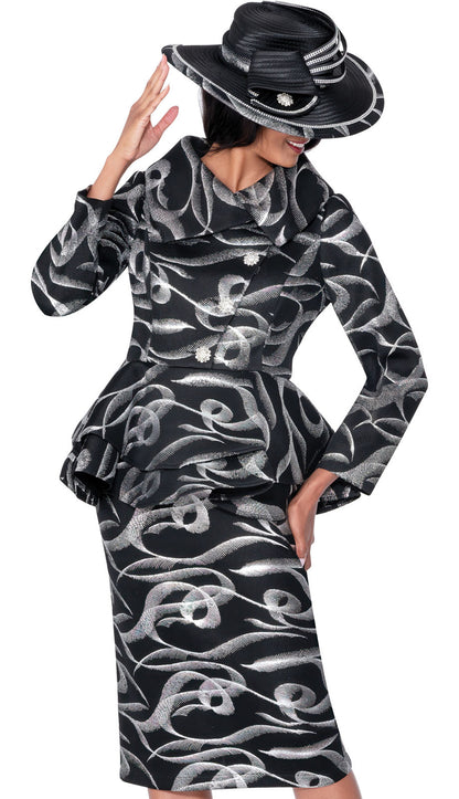 GMI G400632-BWS-H Ladies Church Suit-Hat