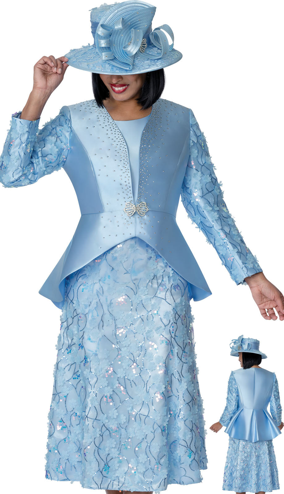 GMI G401783-H Ladies Church Suit-Hat