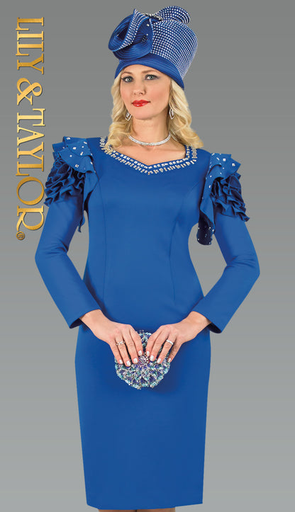 Lily And Taylor 4903-RYL Church Hat