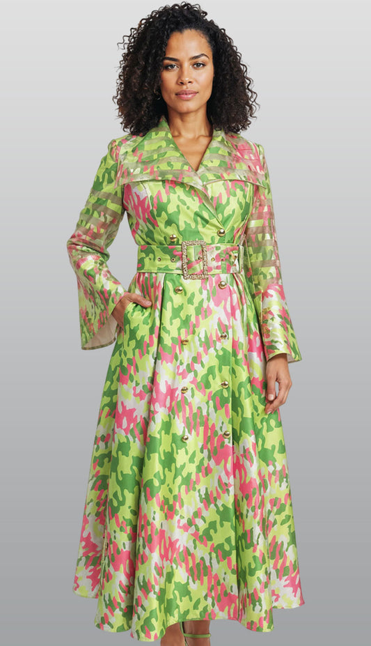 Donna Vinci 12210-LWP-QS Church Dress