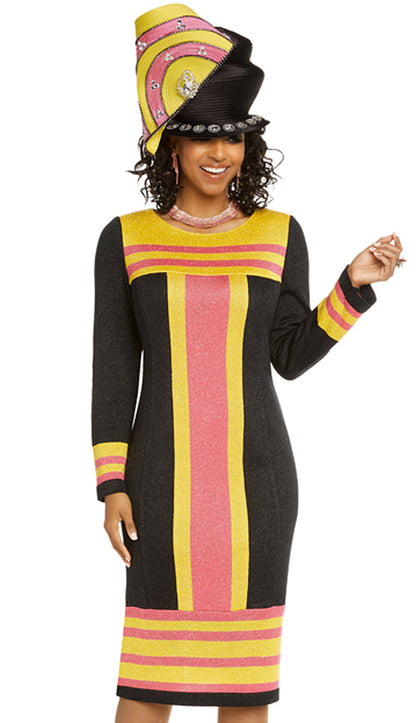 Donna Vinci 13232-BYR-IM Church Dress