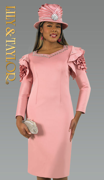 Lily And Taylor 4903-RSE Church Hat