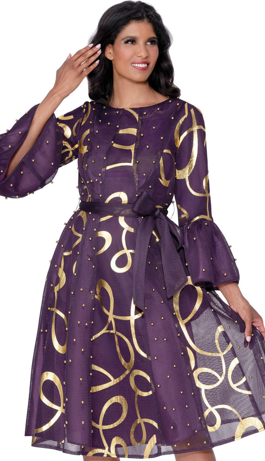 Nubiano 100541-PWG-IH Church Dress
