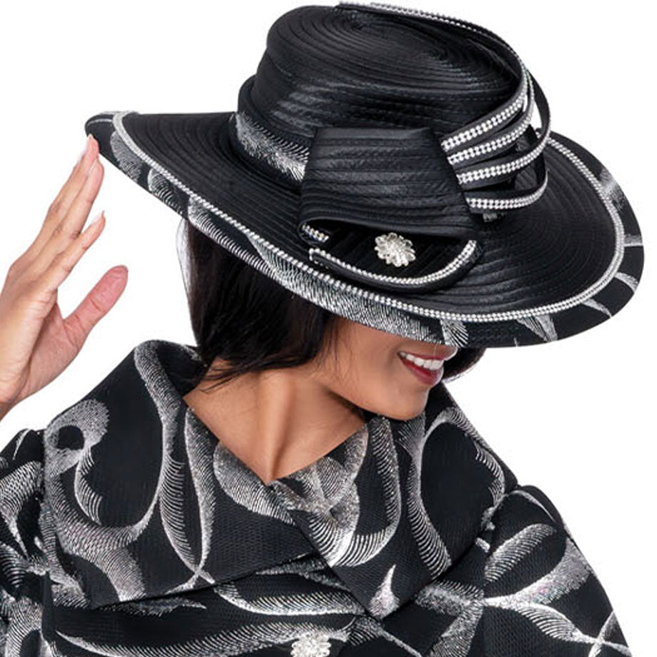 GMI 400632-BLK-H-IH Church Hat
