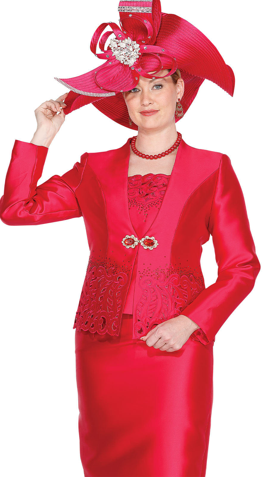 Champagne Italy 6211-H Church Hat