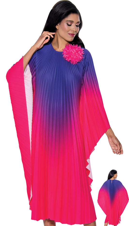 Divine Casuals DC1742-MLT Church Dress