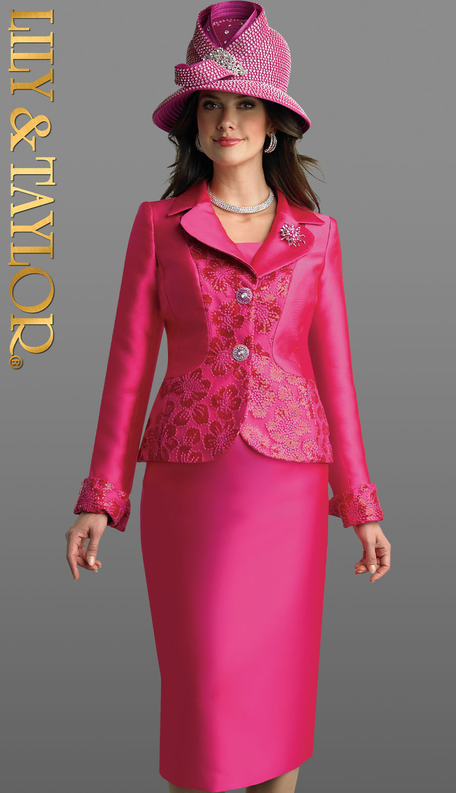 Lily And Taylor 4775-H Church Hat