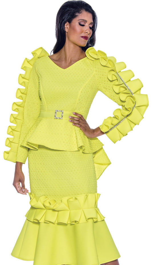 Stellar Looks SL1911-LME-QS Church Suit