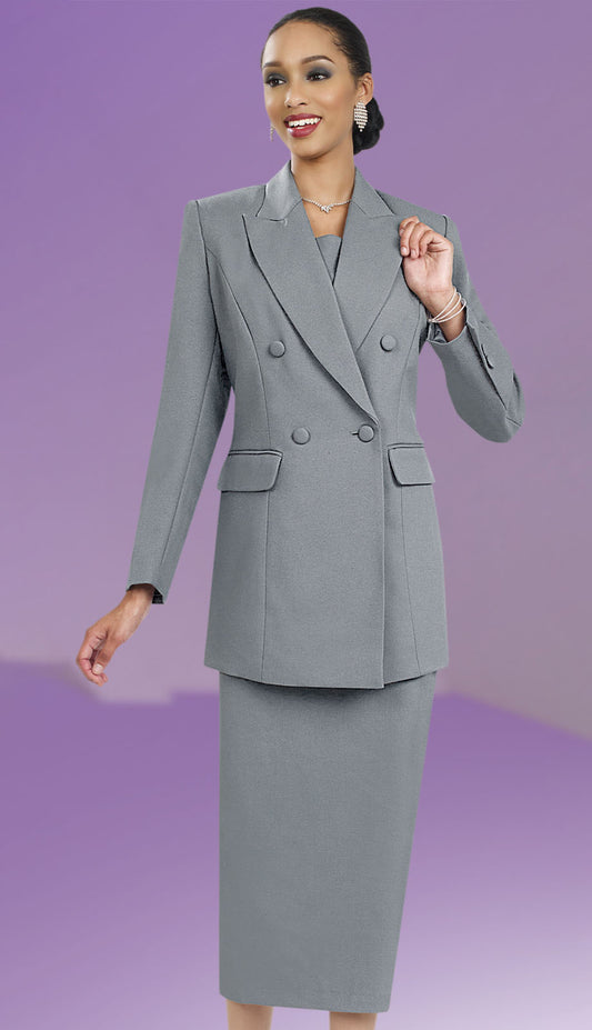 Ben Marc 2298-SIL Church Suit