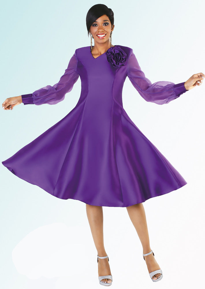 Tally Taylor 4521-PUR Church Dress