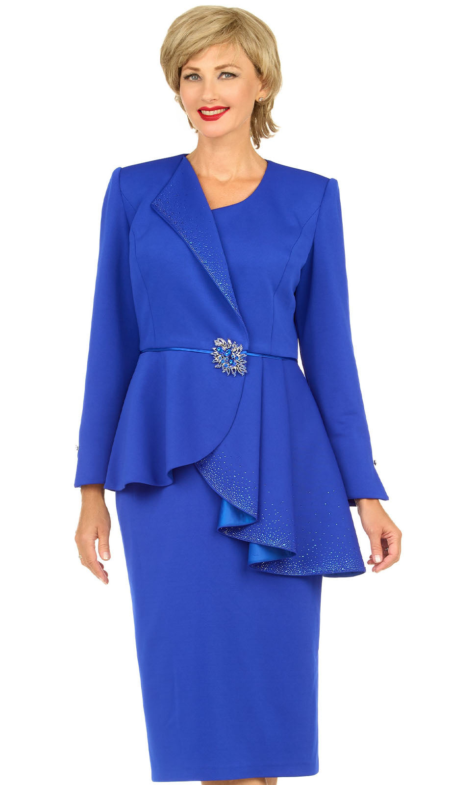 Mia By Giovanna G1183-RYL Church Suit