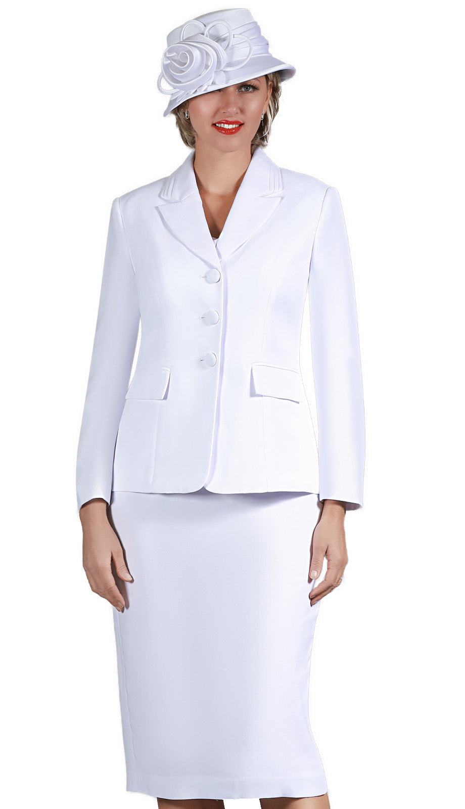 Giovanna S0743-WHT Church Suit