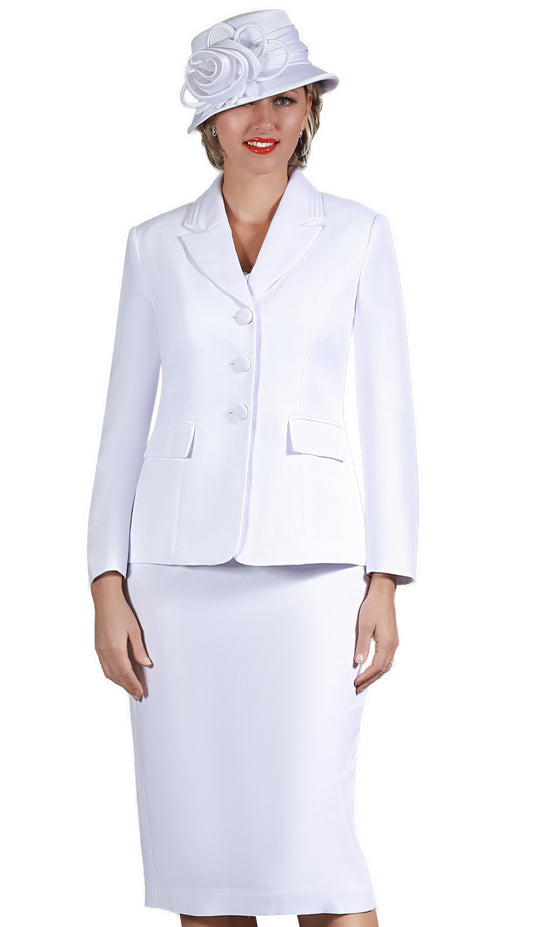 Giovanna S0743-WHT Church Suit