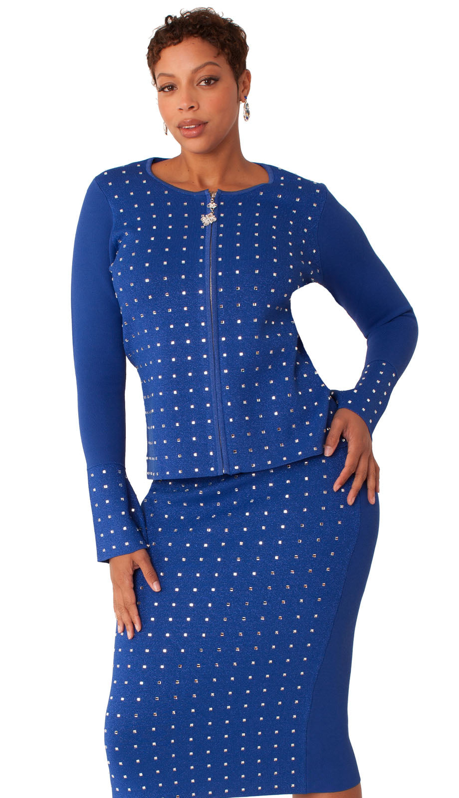 Kayla 5350-RYL Church Suit