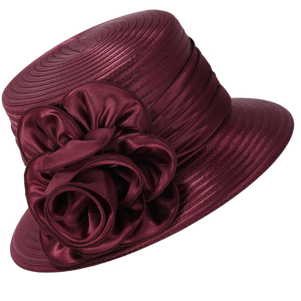 Giovanna HR935-BUR Church Hat