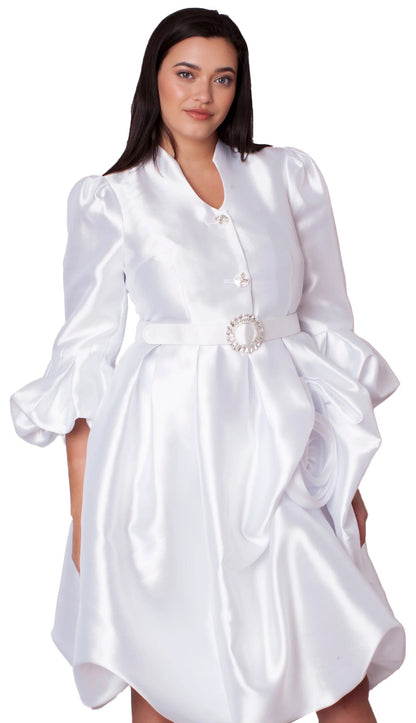 Chancele By Tally Taylor 9845-WHT Church Dress