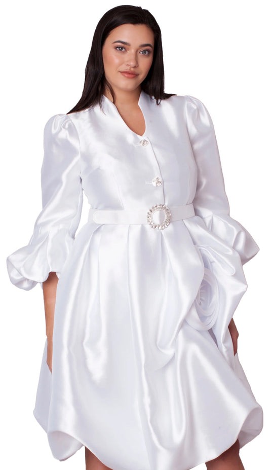 Chancele By Tally Taylor 9845-WHT Church Dress