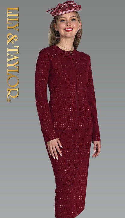 Lily And Taylor 855-BUR Church Suit