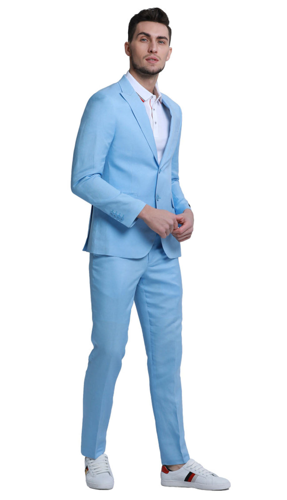 Tazzio M333SK-BLU-CO Mens Suit