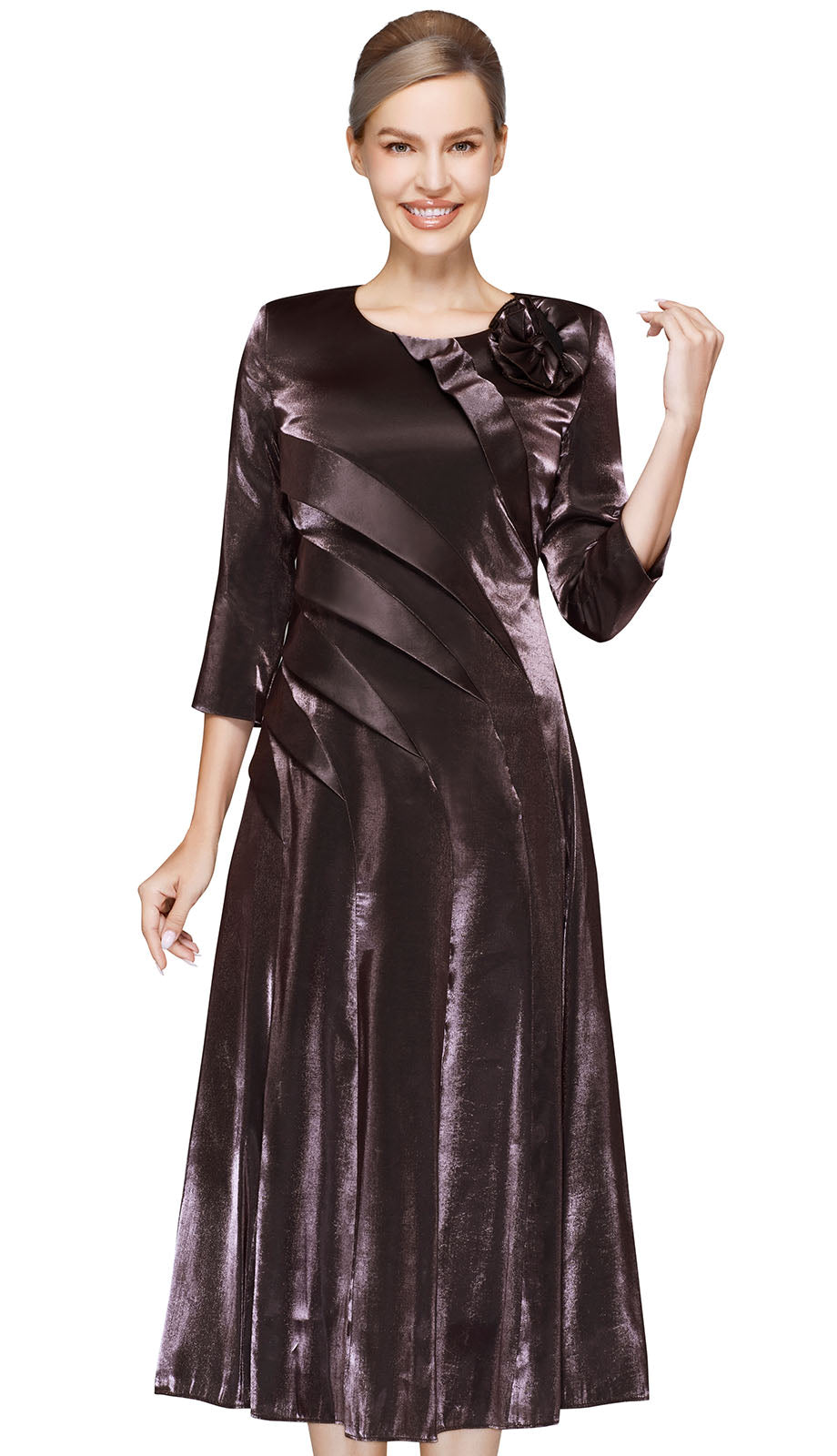 Nina Nischelle 3624-VIO-IH Church Dress
