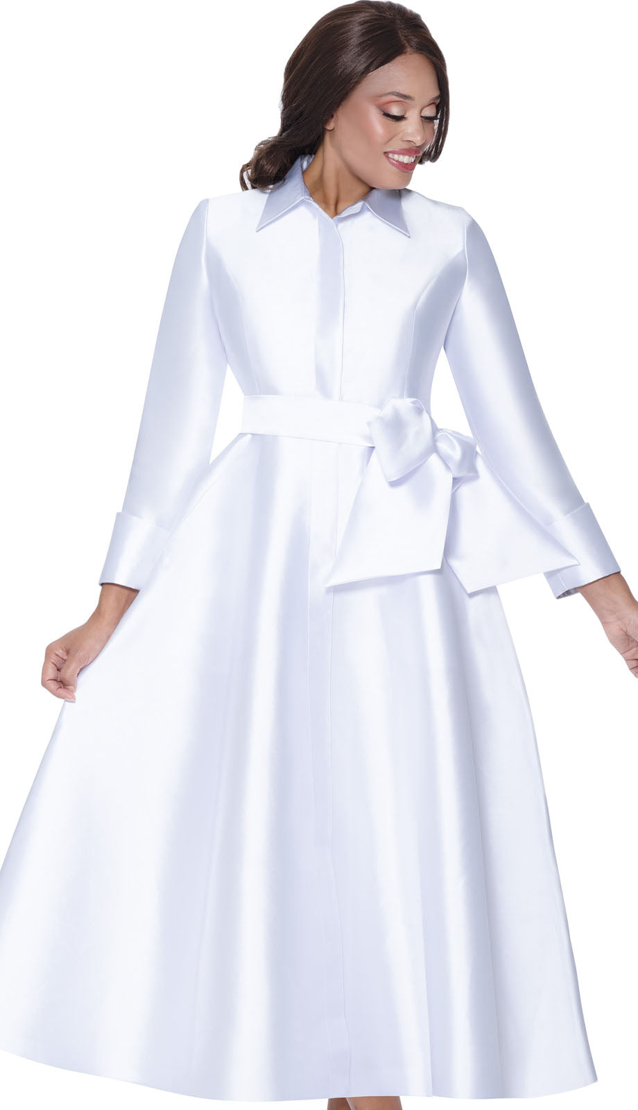 Nubiano 100311-WHT-IH Church Dress