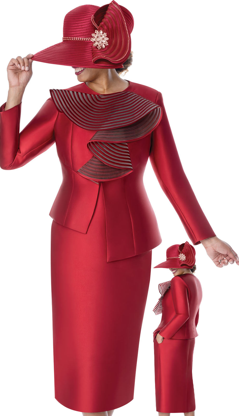 GMI 402092-BRG-QS Church Suit