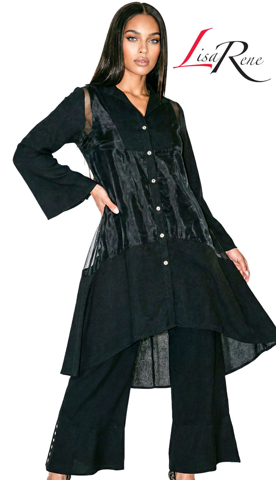 Lisa Rene 3393-BLK Church Suit