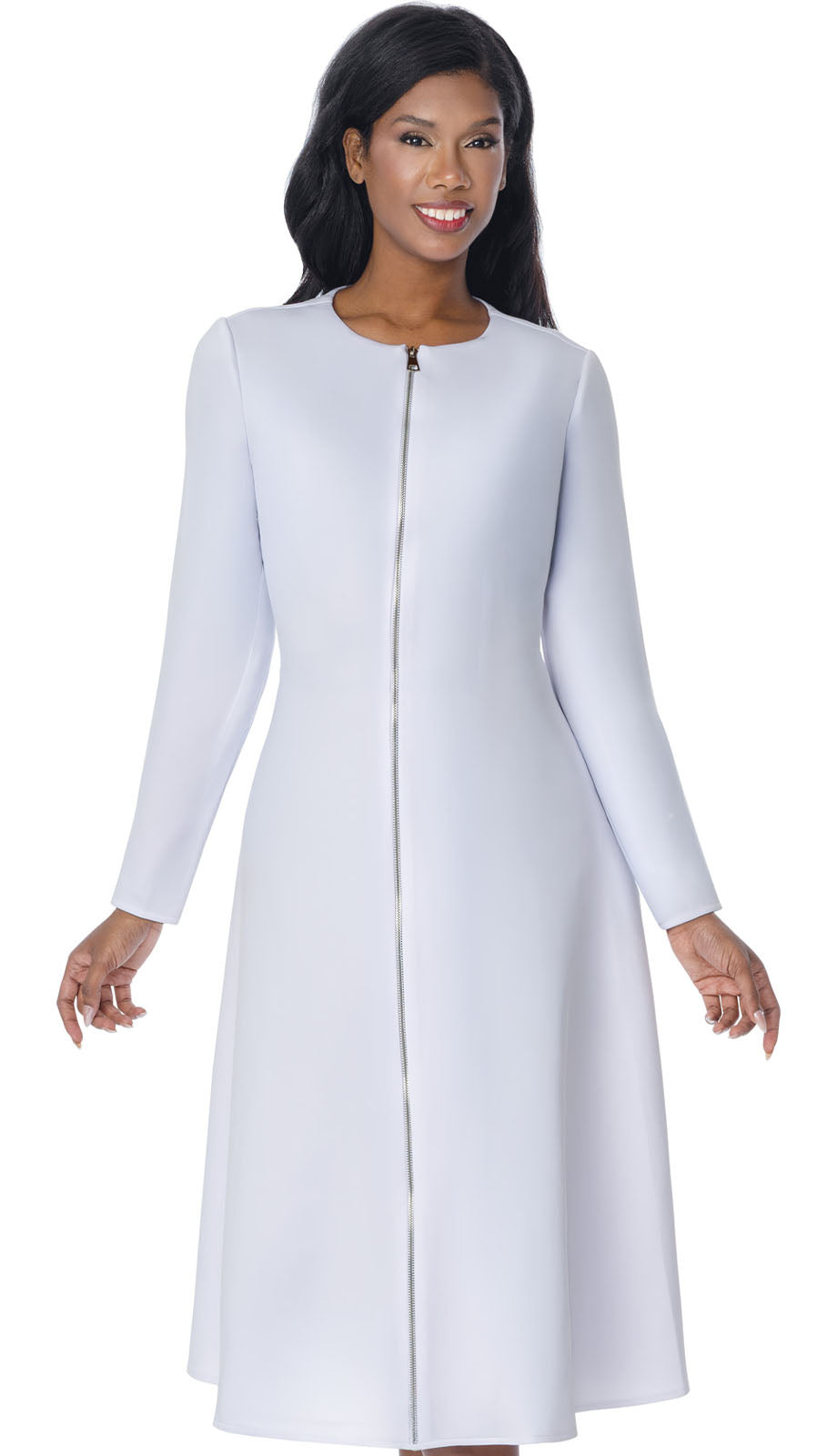 Nubiano 101161-WHT-QS Church Dress