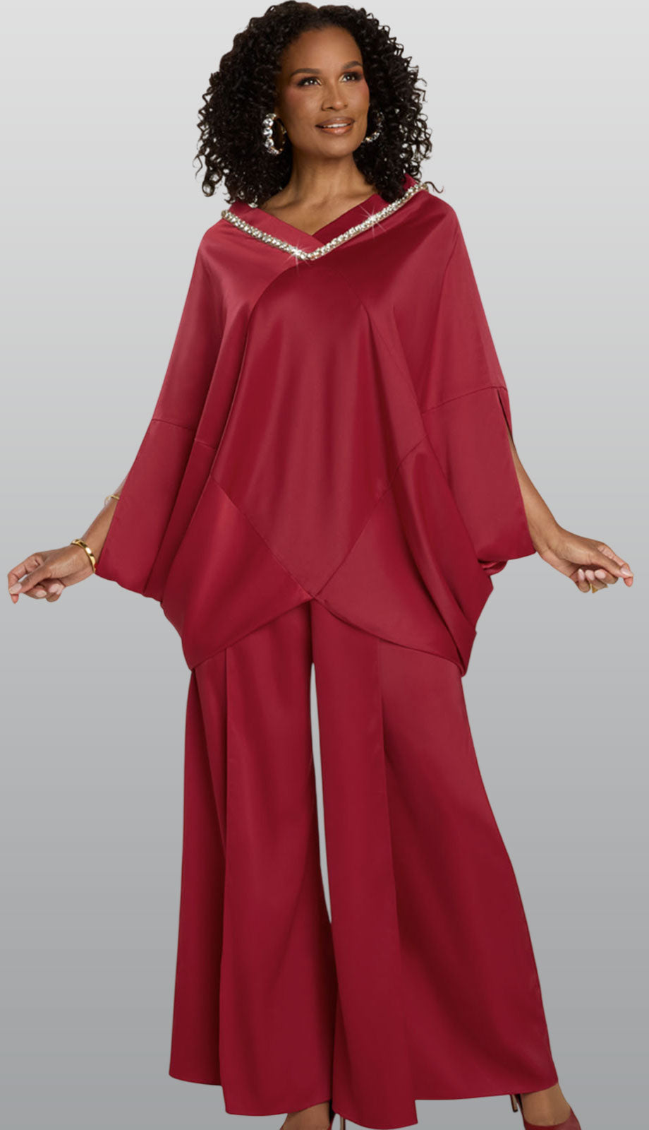 Donna Vinci 12244-SAR-QS Pant Set
