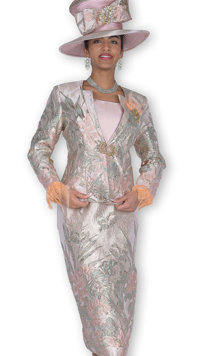 Elite Champagne 6161-MTP-H Church Hat