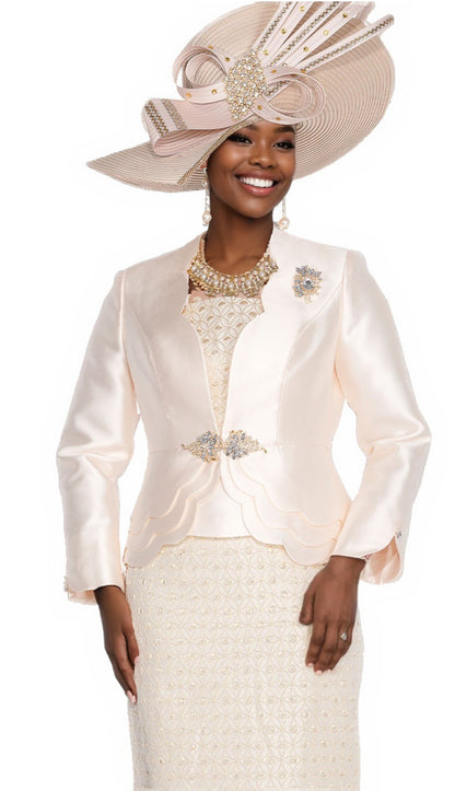 Champagne Italy 6218-IH Church Suit