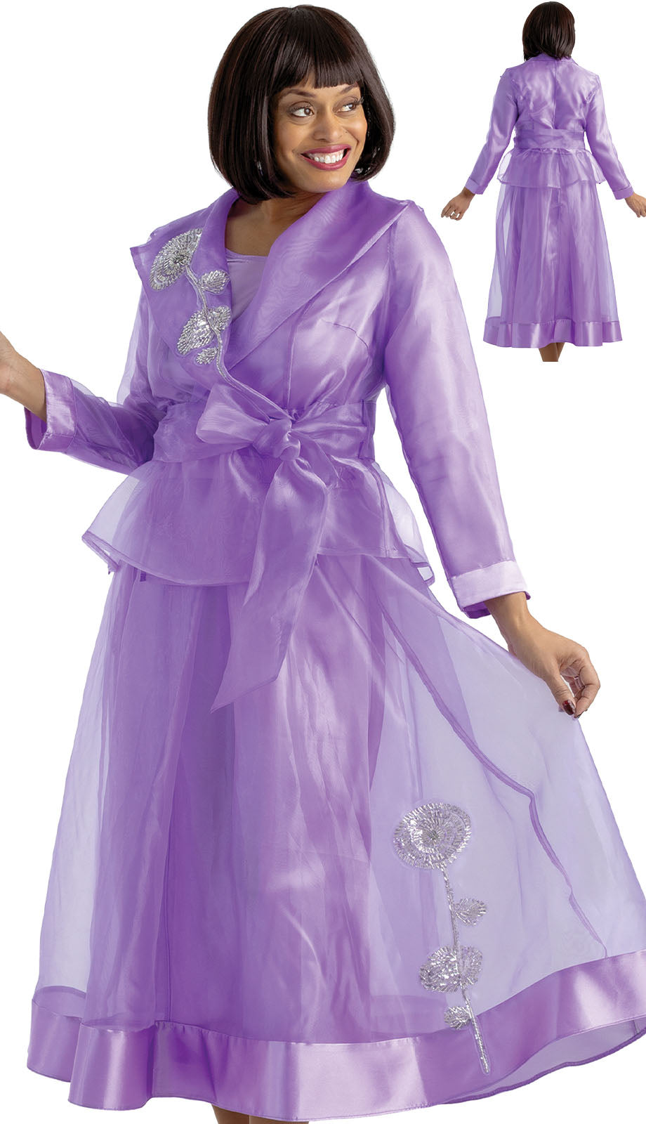 Sharz SBL8003-LAV-CO Church Dress